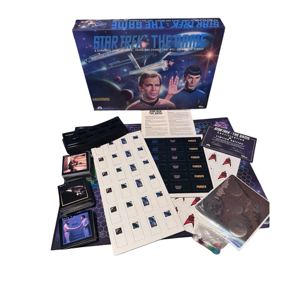 Star Trek : The Game TOS‎ Collectors Limited Edition 1992 Vintage Board Game
